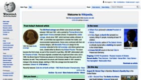 What En.wikipedia.org website looked like in 2022 (1 year ago)