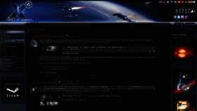 What Egosoft.com website looked like in 2022 (1 year ago)