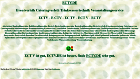 What Ectv.de website looked like in 2022 (1 year ago)