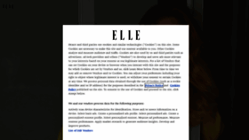 What Elleuk.com website looked like in 2022 (1 year ago)