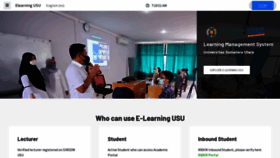 What Elearning.usu.ac.id website looked like in 2022 (1 year ago)