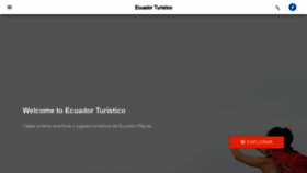 What Ecuador-turistico.com website looked like in 2022 (1 year ago)
