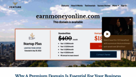 What Earnmoneyonline.com website looked like in 2022 (1 year ago)