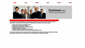 What Examineer.com website looked like in 2022 (1 year ago)