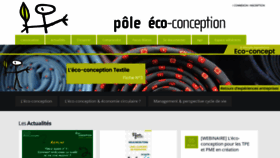 What Eco-conception.fr website looked like in 2022 (1 year ago)
