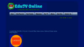What Edutvonline.com website looked like in 2022 (1 year ago)
