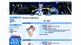 What E-shuushuu.net website looked like in 2022 (1 year ago)