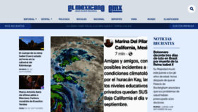 What El-mexicano.com.mx website looked like in 2022 (1 year ago)