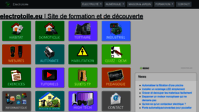 What Electrotoile.eu website looked like in 2022 (2 years ago)