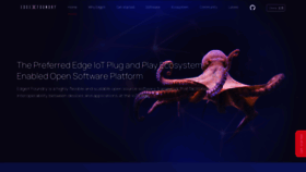 What Edgexfoundry.org website looked like in 2022 (2 years ago)