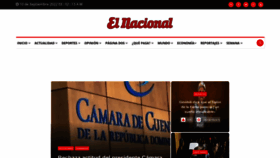 What Elnacional.com.do website looked like in 2022 (1 year ago)