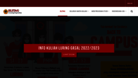 What Elitag.untag-sby.ac.id website looked like in 2022 (1 year ago)