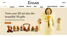 What Ennasgifts.com website looked like in 2022 (1 year ago)