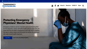 What Emergencycareforyou.org website looked like in 2022 (1 year ago)