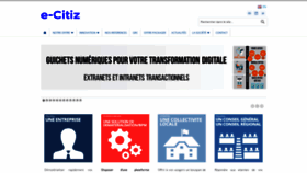 What E-citiz.com website looked like in 2022 (1 year ago)