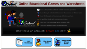 What Ezschool.com website looked like in 2022 (1 year ago)