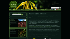 What Edenbotanicals.com website looked like in 2022 (1 year ago)