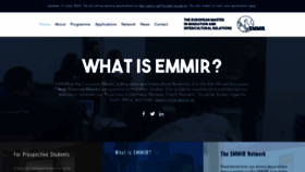 What Emmir.org website looked like in 2022 (1 year ago)