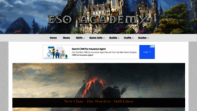 What Esoacademy.com website looked like in 2022 (1 year ago)