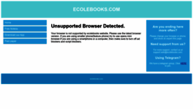What Ecolebooks.com website looked like in 2022 (1 year ago)