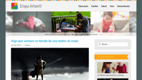 What Etapainfantil.com website looked like in 2022 (1 year ago)