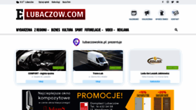 What Elubaczow.com website looked like in 2022 (1 year ago)