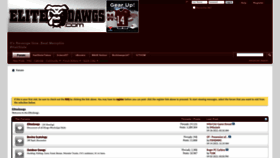 What Elitedawgs.com website looked like in 2022 (1 year ago)
