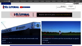 What Ellitoral.com.ar website looked like in 2022 (1 year ago)