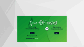 What E-timesheet.xoriant.com website looked like in 2022 (1 year ago)