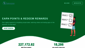 What Ezrewards.gg website looked like in 2022 (1 year ago)