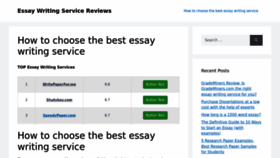 What Essay-review.com website looked like in 2022 (1 year ago)