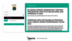 What Epjlp.jakarta.go.id website looked like in 2022 (1 year ago)