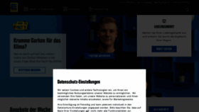 What Edeka.de website looked like in 2022 (1 year ago)