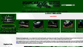 What Equicar.co.uk website looked like in 2022 (1 year ago)