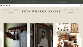 What Erynwhalenonline.com website looked like in 2022 (1 year ago)