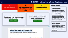 What E-drpciv.ro website looked like in 2022 (1 year ago)