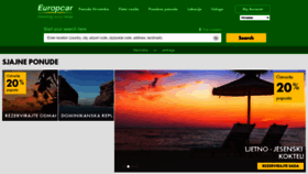 What Europcar.com.hr website looked like in 2022 (1 year ago)