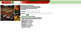 What Extranet.spar.co.za website looked like in 2022 (1 year ago)