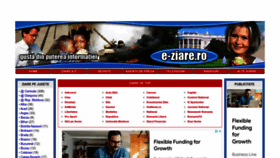 What E-ziare.ro website looked like in 2022 (1 year ago)