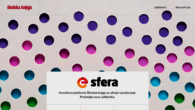 What E-sfera.hr website looked like in 2022 (1 year ago)