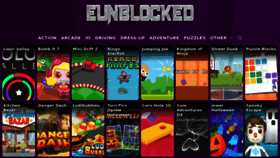 What Eunblocked.com website looked like in 2022 (1 year ago)