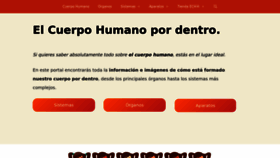 What Elcuerpohumano.es website looked like in 2022 (1 year ago)
