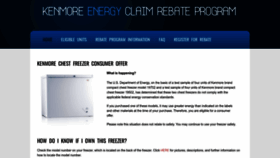What Energyclaimrebate.com website looked like in 2022 (1 year ago)