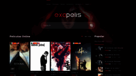 What Exapelis.com website looked like in 2022 (1 year ago)