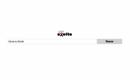 What Excite.it website looked like in 2022 (2 years ago)