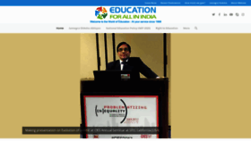 What Educationforallinindia.com website looked like in 2022 (1 year ago)