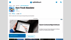 What Euro-truck-simulator.en.uptodown.com website looked like in 2022 (1 year ago)
