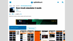 What Euro-truck-simulator-2-mods.en.uptodown.com website looked like in 2022 (1 year ago)