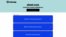 What Ebeel.com website looked like in 2022 (1 year ago)