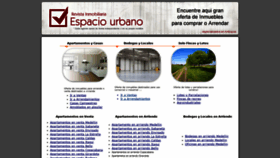 What Espaciourbano.com website looked like in 2022 (1 year ago)